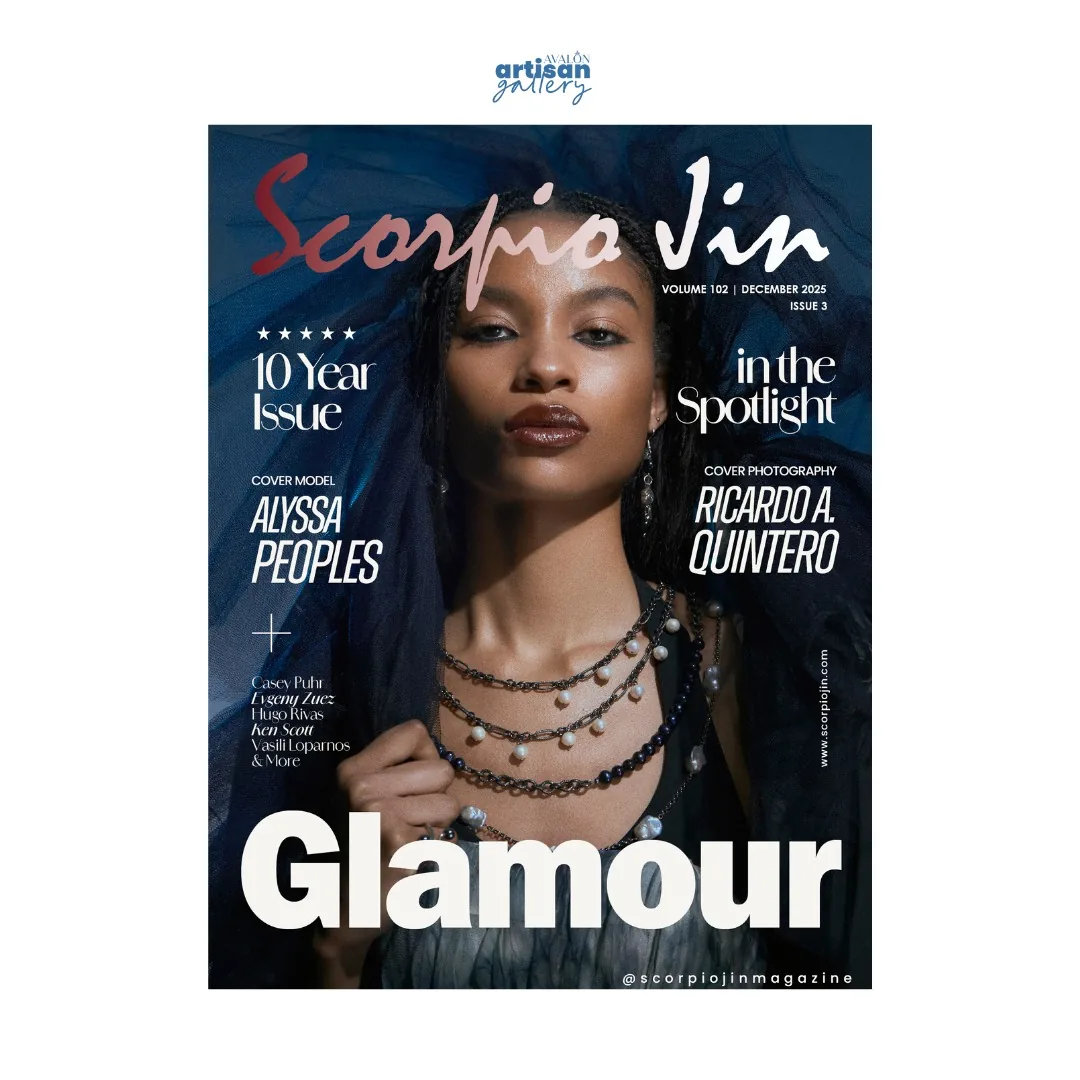 The Glamour cover of Scorpio Jin Magazine, Volume 102, as shared by the gallery